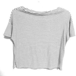 Vince boatneck striped T-shirt